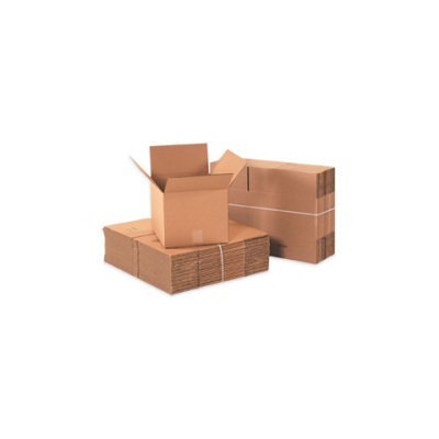 South Coast Paper Corrugated Cartons, 6in x 6in x 4in, Kraft, Pack Of 25
