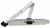 StarTech Motherboard Header Slot Plate - Adds DB9 Serial Port