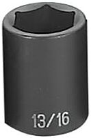 Grey Pneumatic 2026R 1/2 Drive Standard Fractional Impact Socket 13/16