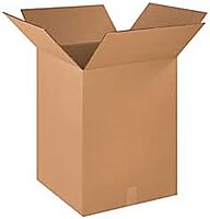 Office Depot® - Packing Boxes - Tall Boxes - 18 x 18 x 24 Corrugated CartoN - 24" x 18" l x 18" w - Kraft - PK of 15