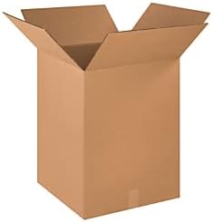Office Depot® - Packing Boxes - Tall Boxes - 18 x 18 x 24 Corrugated CartoN - 24" x 18" l x 18" w - Kraft - PK of 15