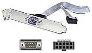 Serial I/o Add-a-port Adapter 10pin Int To Db9m Ext Cross Config