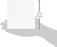 Azar Displays Acrylic L-Shaped Sign Holders, Clear - Pack of 10