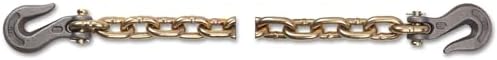 Peerless Grade 70 Transport Chains, 3/8 in, 6,600 lb Limit, Yellow Dichromate