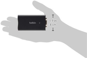 Belkin HDMI To VGA + 3.5mm Audio Adapter Video Converter, Black