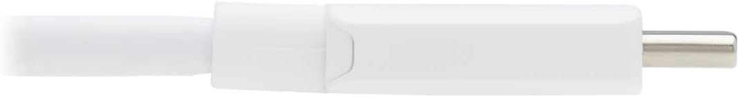 Tripp Lite USB C to HDMI Cable, Thunderbolt 3 Compatible Adapter Cable, USB-C and HDMI 4K, 4:4:4, White, M/M