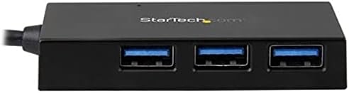 StarTech.com 4-Port USB 3.0 Hub - Powered USB 3.0 Hub - USB-C to 1x USB-C and 3X USB-A Adapter - USB 3.0 (5Gbps)