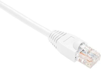 Unirise PC5E-05F-WHT-S CAT5E ETHERNET Patch Cable, UTP, White, SNAGLESS, 5FT