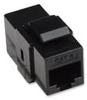 Intellinet Cat6 Inline Coupler, Keystone Type - Network coupler - RJ-45 (F) to RJ-45 (F) - CAT 6 - black