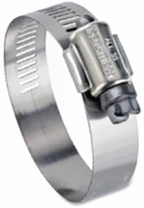 Ideal 68 Series, 1-1/8" - 3" Diameter, Stainless Steel HY-Gear 9/16" Worm Drive Hose Clamp (Box of 10)