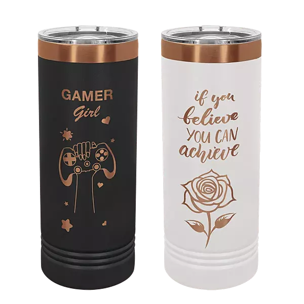 22 oz. Skinny Tumbler - Rose Gold Collection