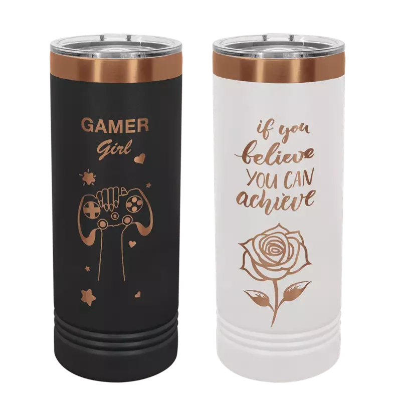 22 oz. Skinny Tumbler - Rose Gold Collection