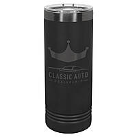 22 oz. Skinny Tumbler - Ghost Black Collection