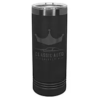 22 oz. Skinny Tumbler - Ghost Black Collection