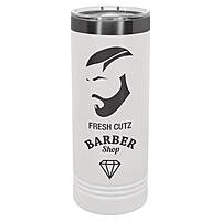 22 oz. Skinny Tumbler - Ghost Black Collection