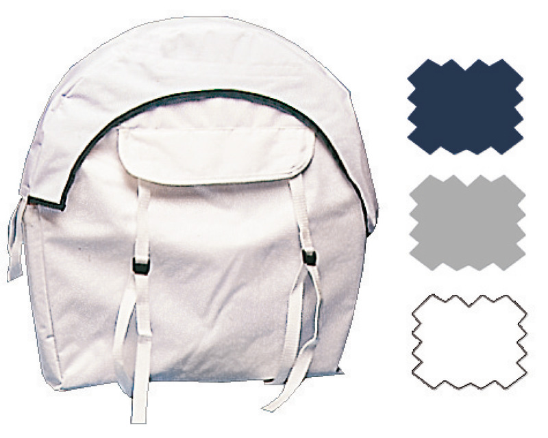 Horseshoe lifebuoy w/ white cover