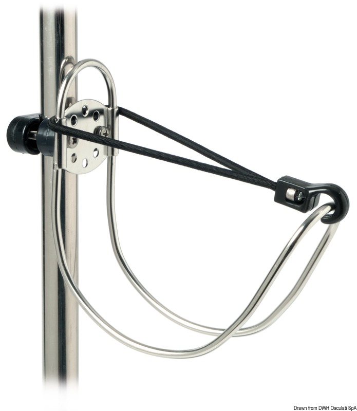 SS bracket f. ring lifebuoys