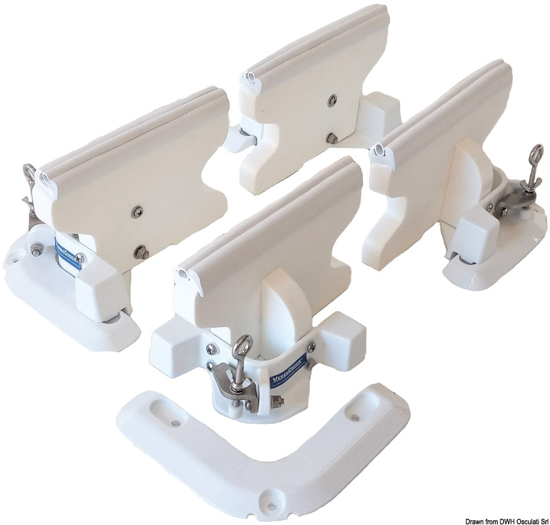 Tender Chocks removable supports