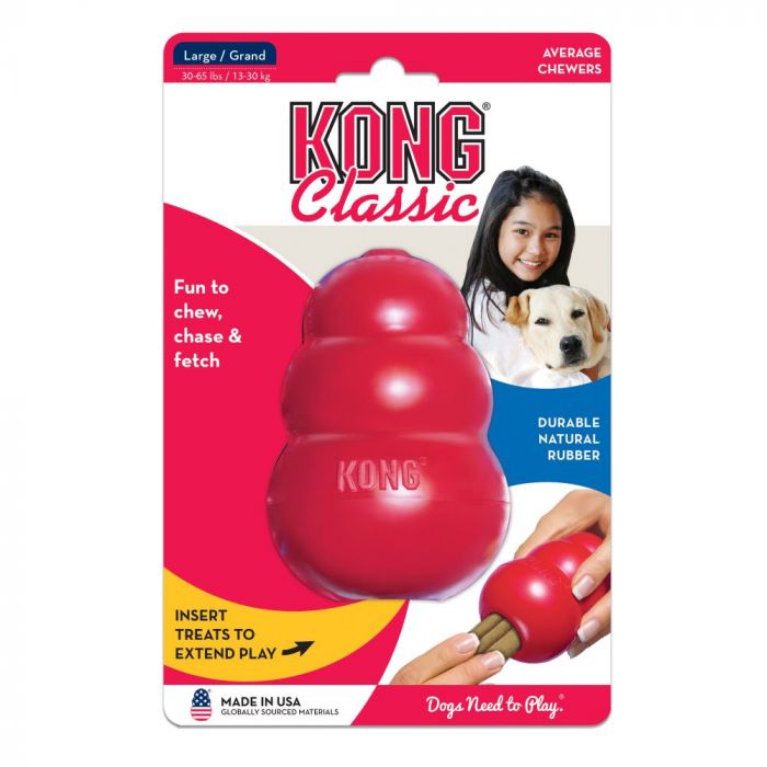 KONG CLASSIC DOG TOY (MEDIUM) KONG CLASSIC DOG TOY (MEDIUM)
