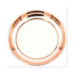 Brass Plain Plate for Regular Pooja/Prasadam Offering/Multipurpose