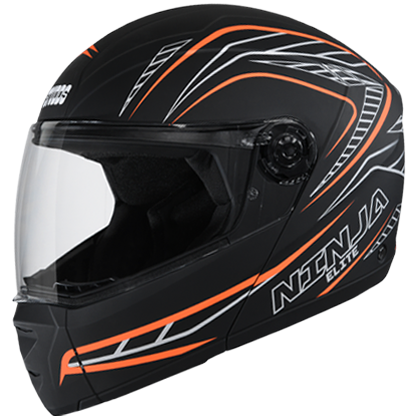 STUDDS NINJA ELITE SUPER D5 MATT BLACK N10 (L)