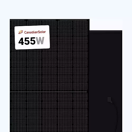 Canadian Solar 455W Black Monofacial Panel | CS6.1-54TM-455H | 108 Half-Cells