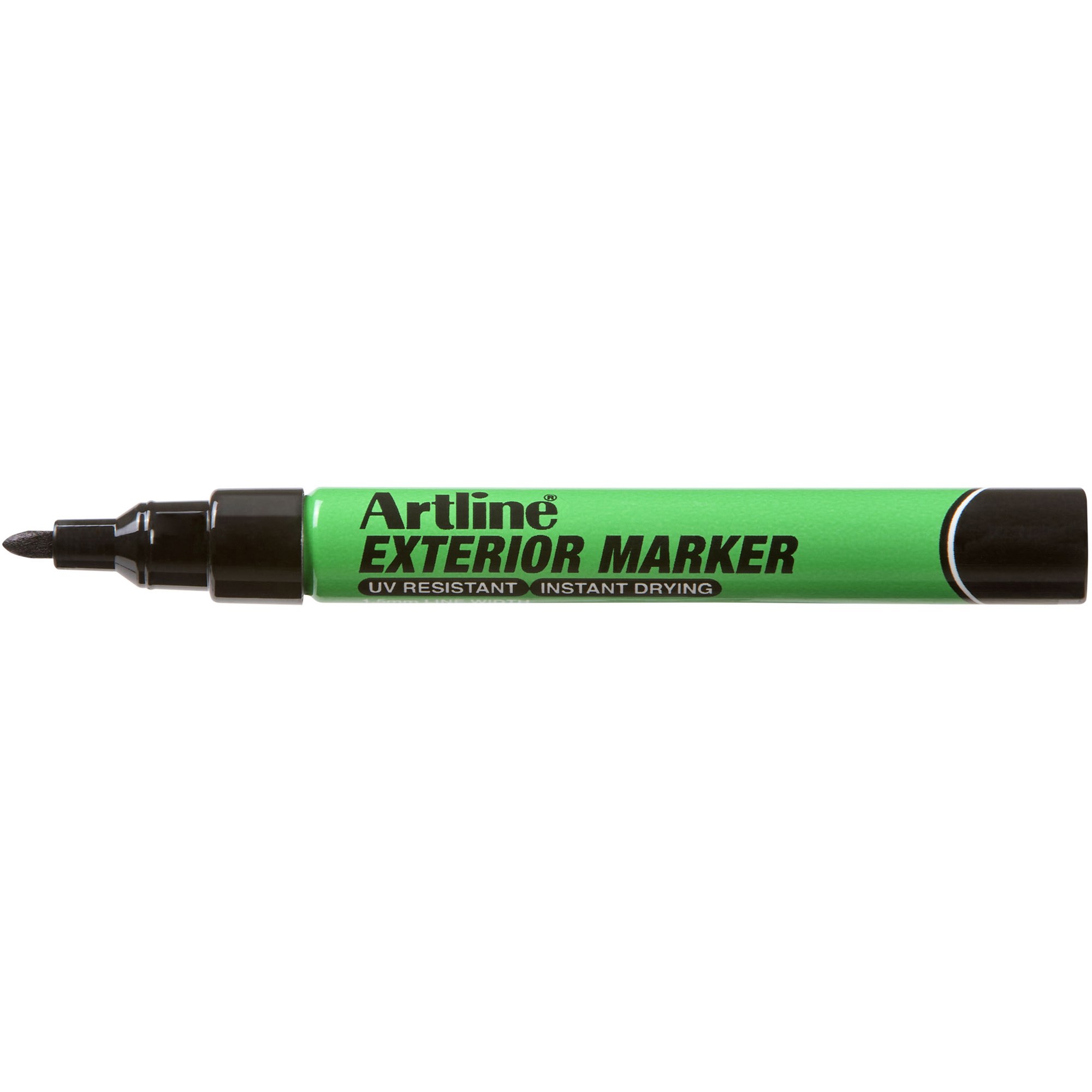 Artline Exterior Permanent Marker Bullet 1.5mm Black  Box  12
