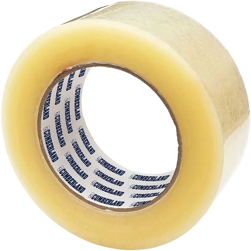 Cumberland Packaging Tape 45 Micron 48mm x 75m Clear Pack Of 6