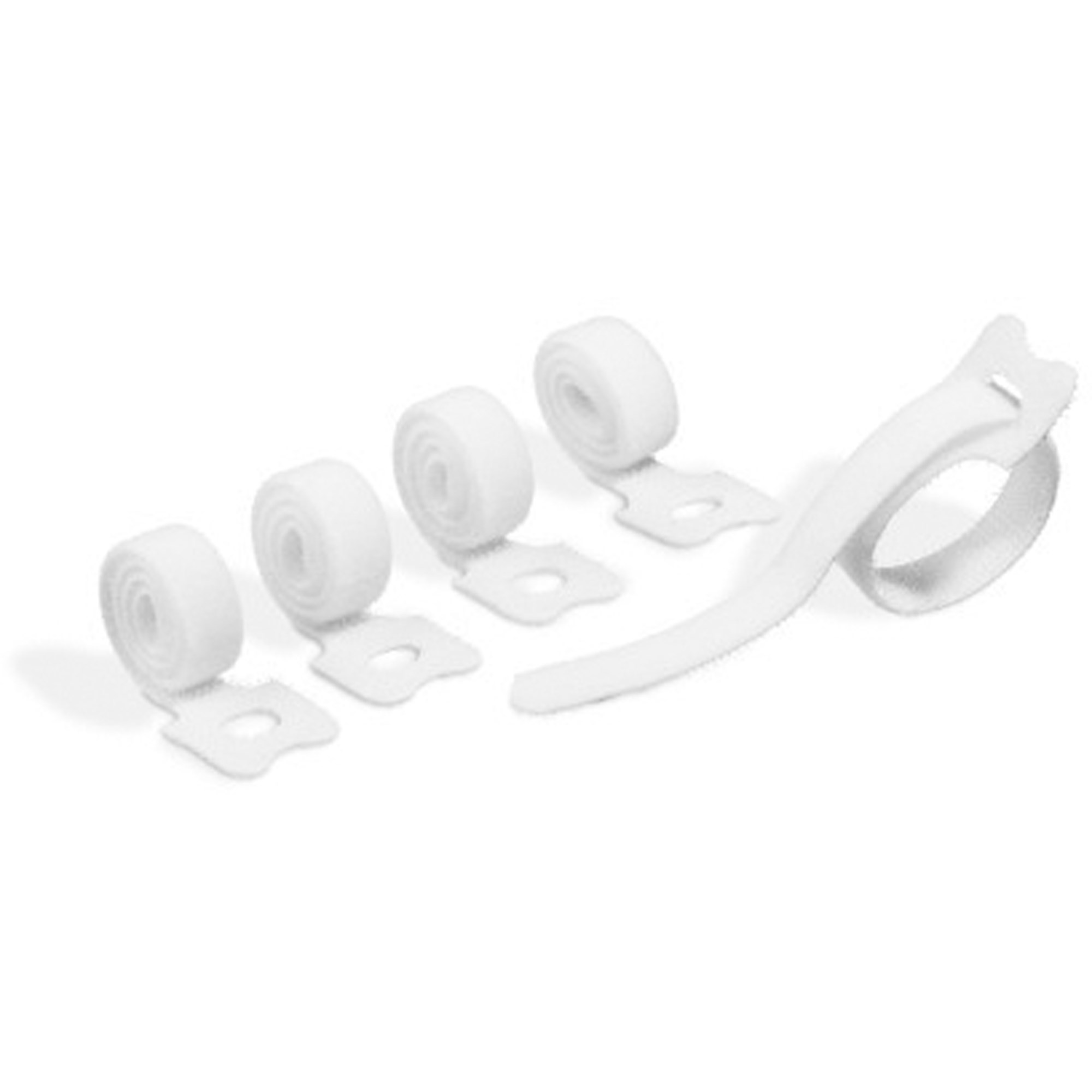 Durable Cavoline Self Grip Cable Tie 200 x 20mm White Pack  Of 5