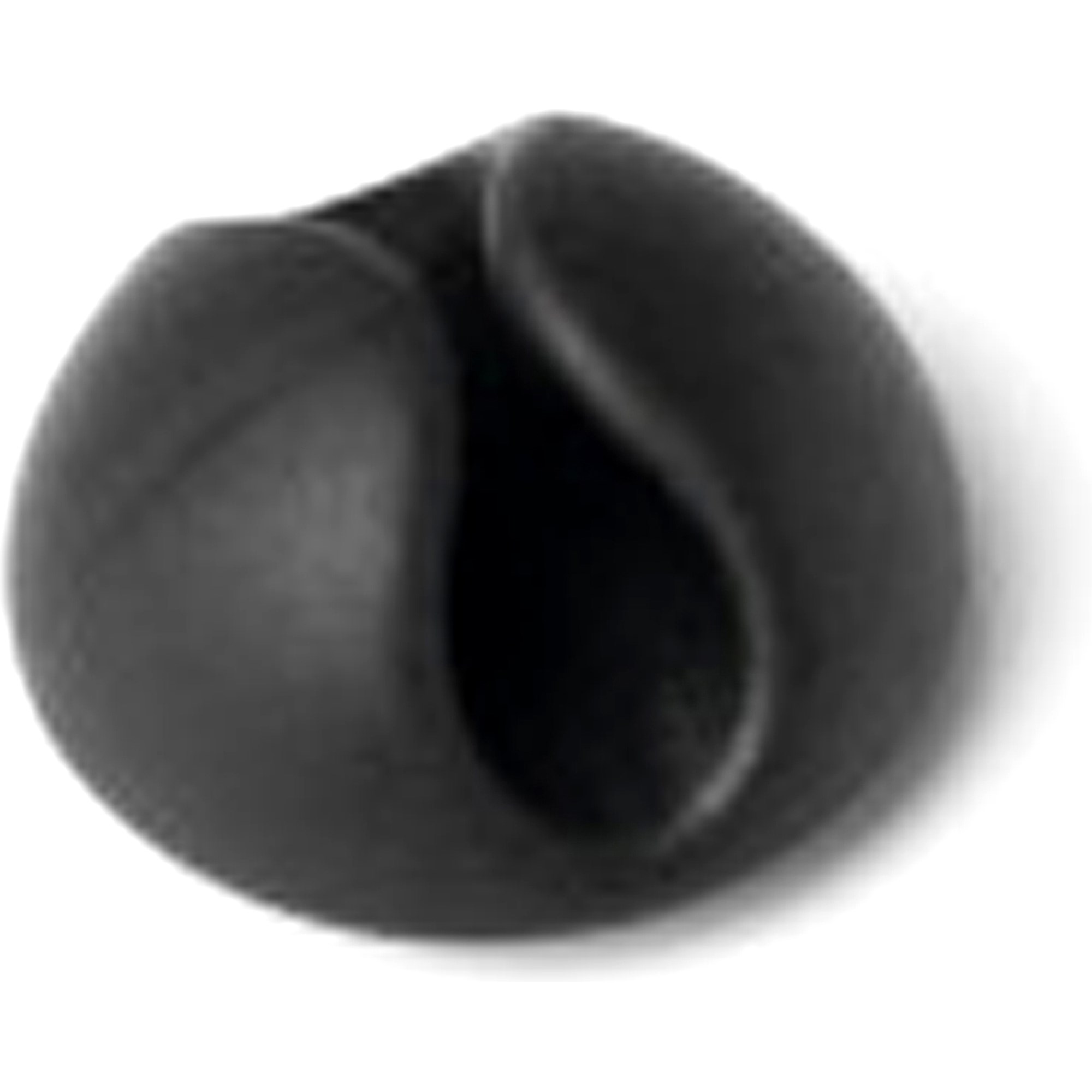 Durable Cavoline Self-Adhesive Cable Clips 1 Graphite Pack  Of 6