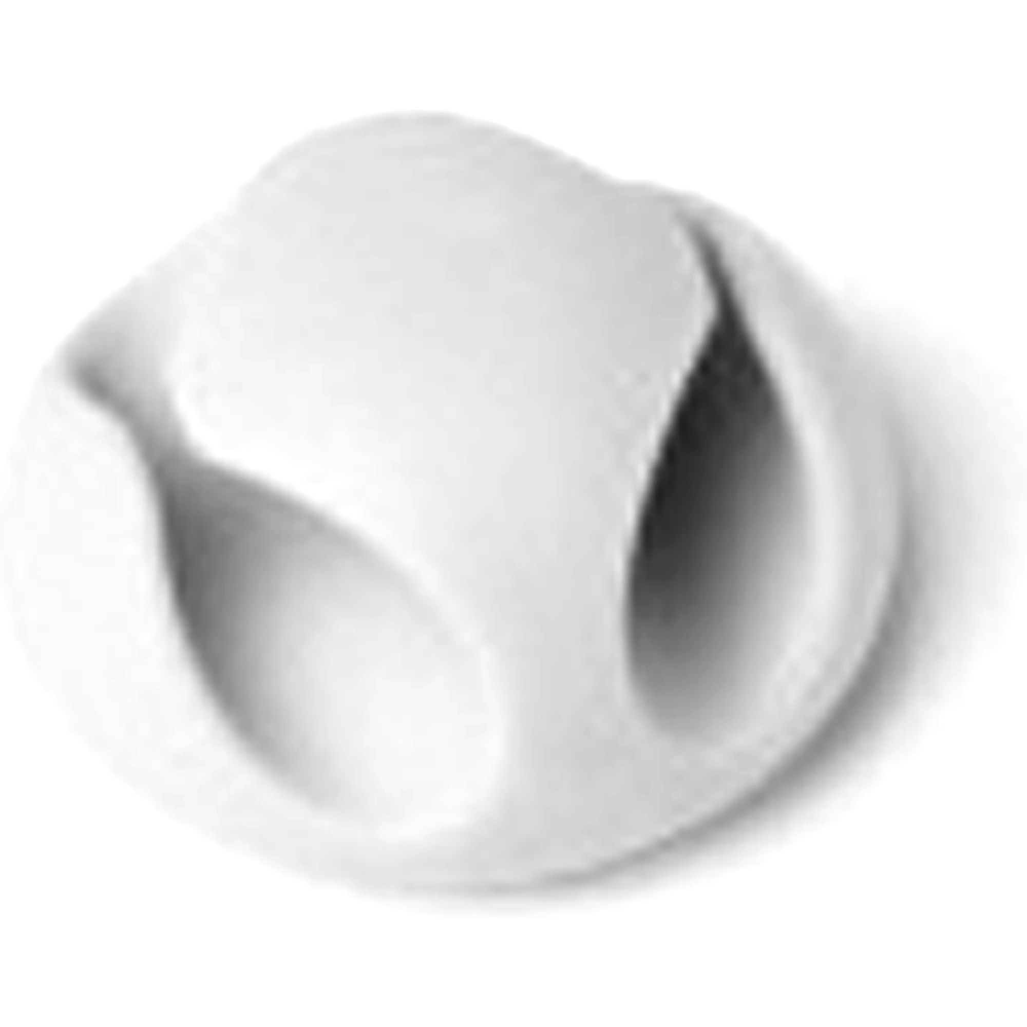 Durable Cavoline Self-Adhesive Cable Clips 2 Grey Pack  Of 6