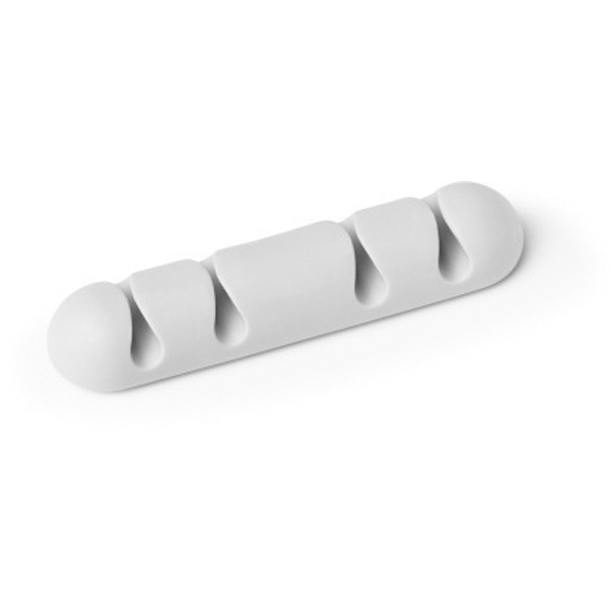 Durable Cavoline Self-Adhesive Cable Clips 4 Grey Pack  Of 2