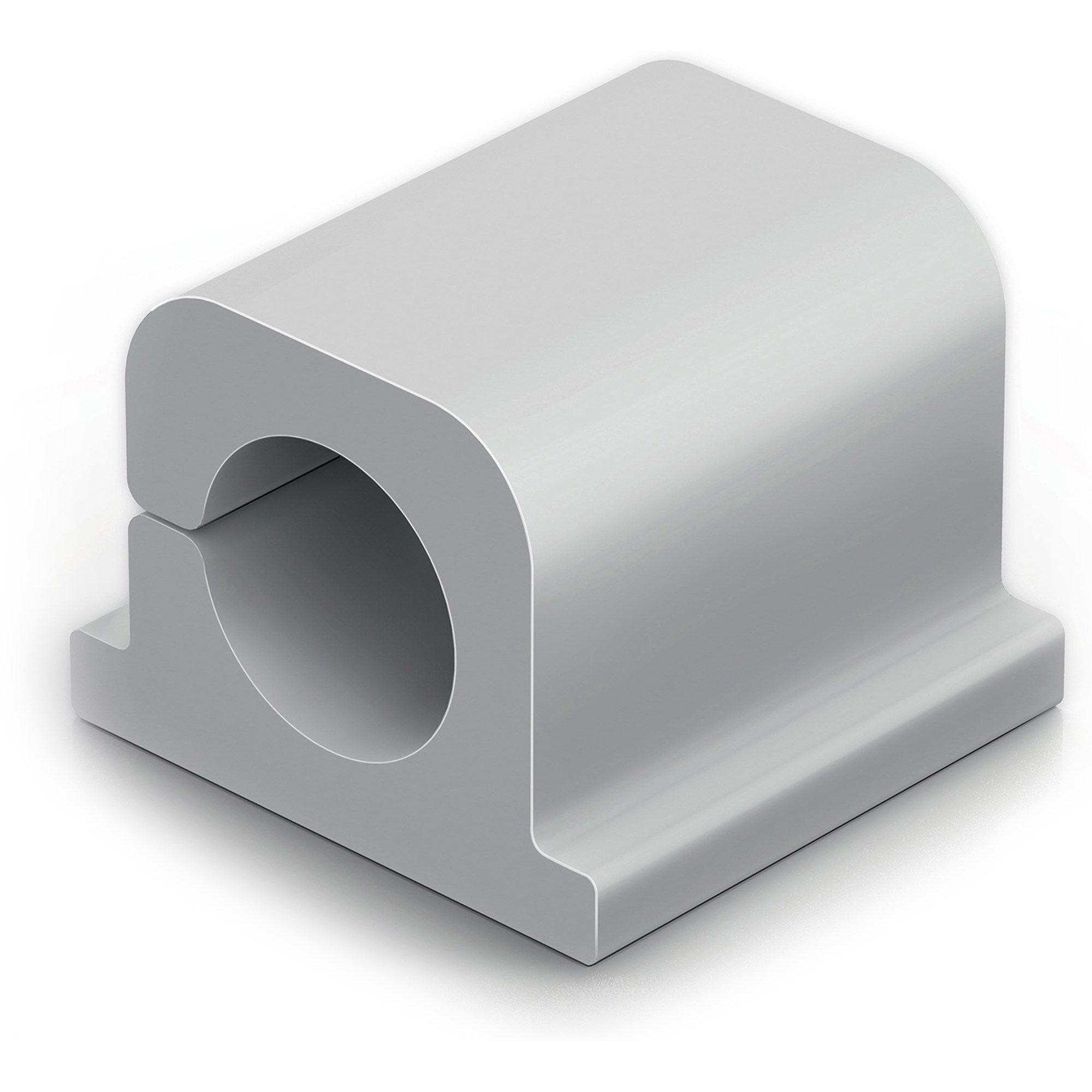 Durable Cavoline Pro Self-Adhesive Cable Clips 1 Grey Pack  Of 6