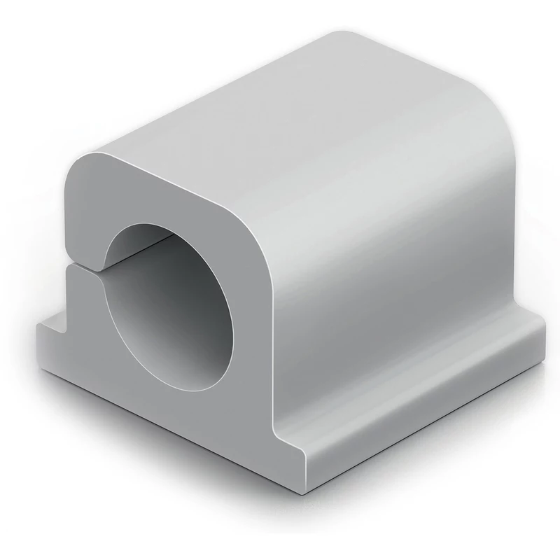 Durable Cavoline Pro Self-Adhesive Cable Clips 1 Grey Pack Of 6