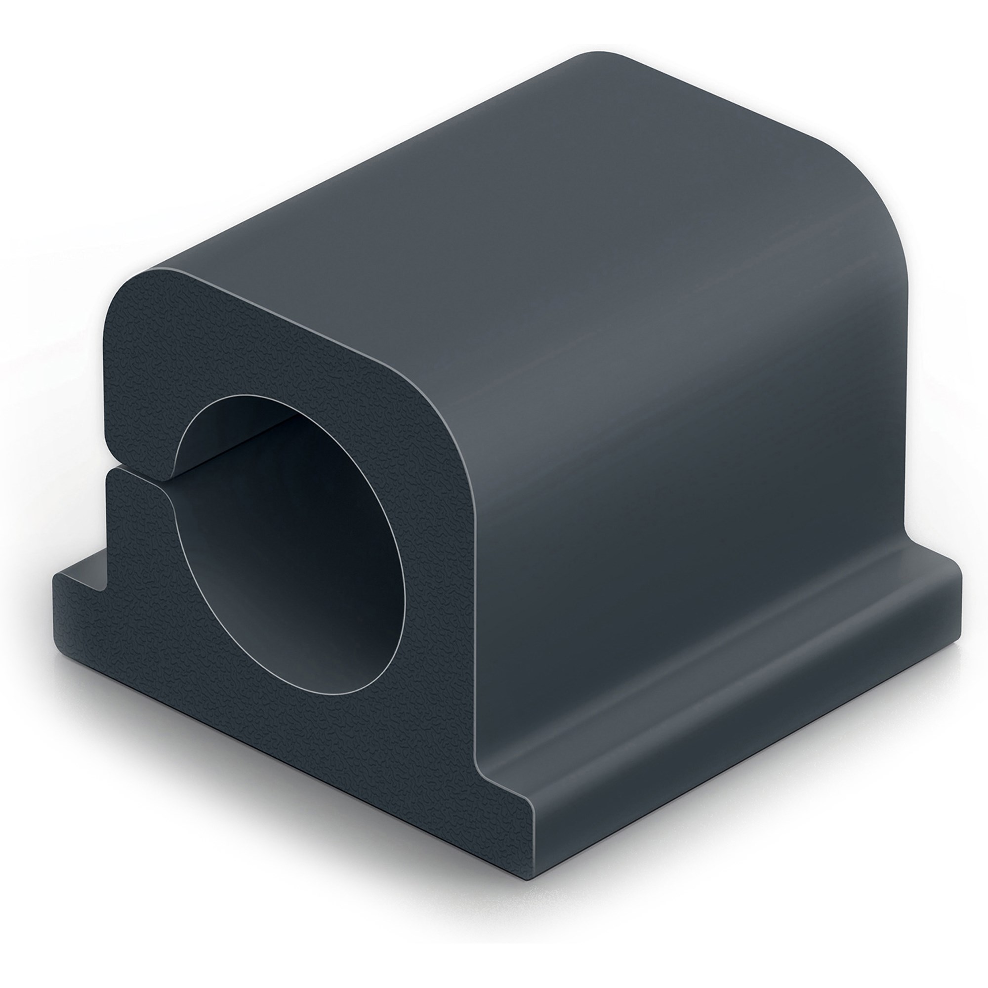 Durable Cavoline Pro Self-Adhesive Cable Clips 1 Graphite Pack  Of 6