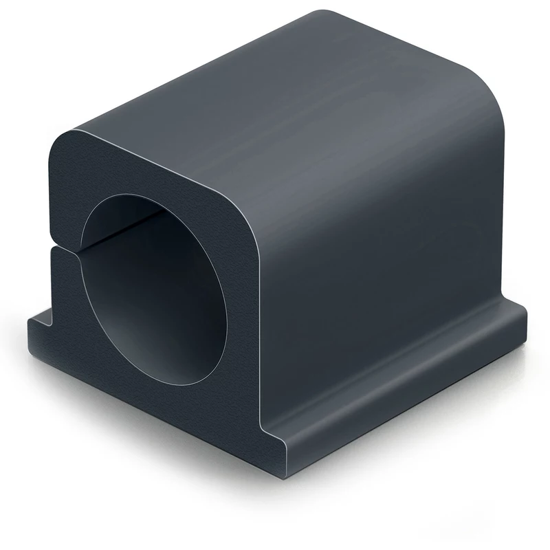 Durable Cavoline Pro Self-Adhesive Cable Clips 2 Graphite Pack Of 4