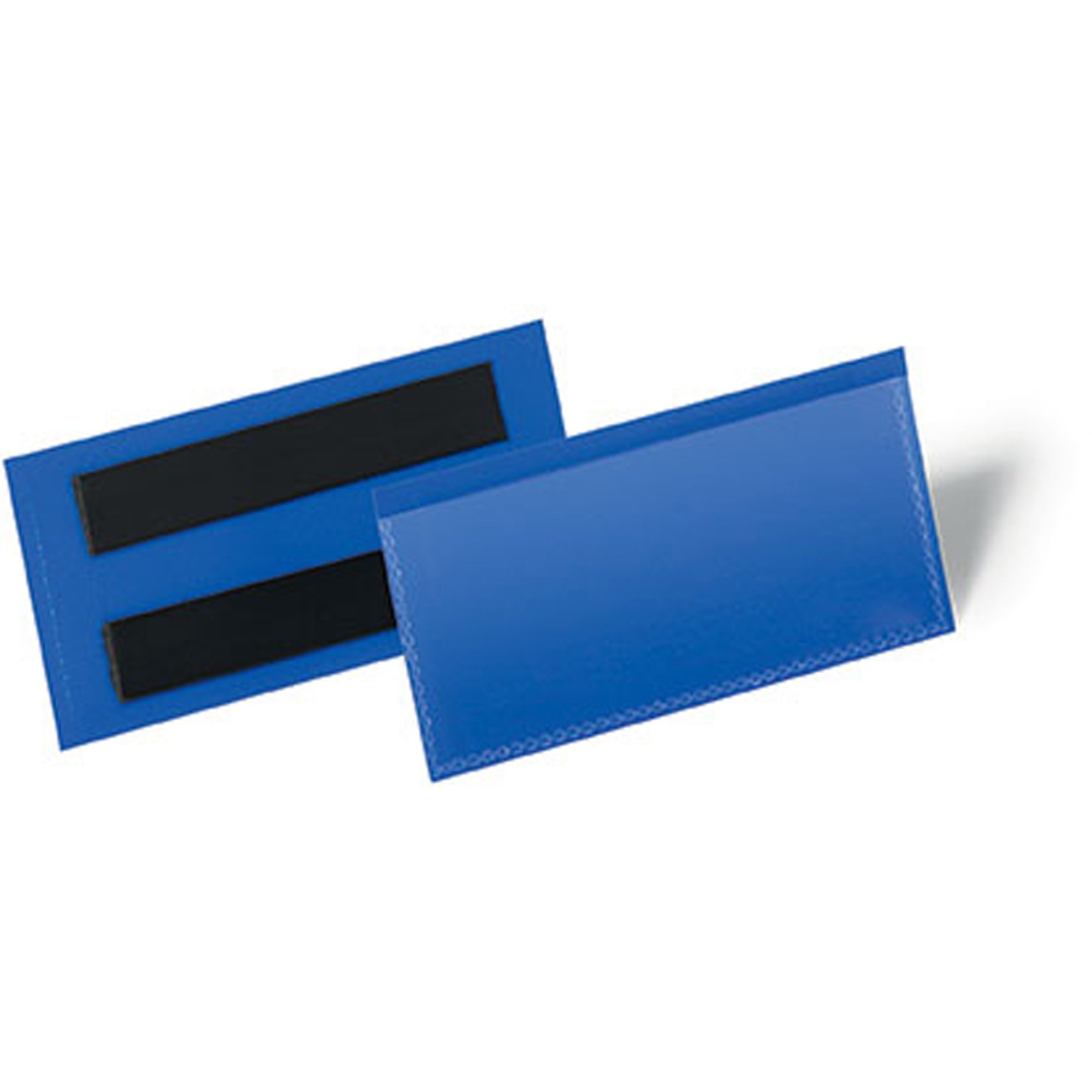 Durable Document Pouch Magnetic 53 x 110mm Blue Pack  Of 50