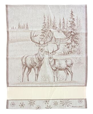 Strofinaccio per punto croce serie Cervi