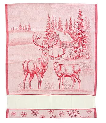 Strofinaccio per punto croce serie Cervi