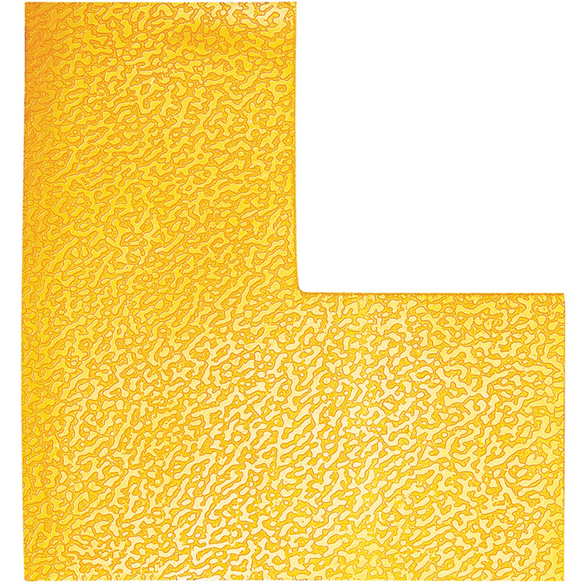 Durable Floor Markings L Shape Yellow Pack  Of 10