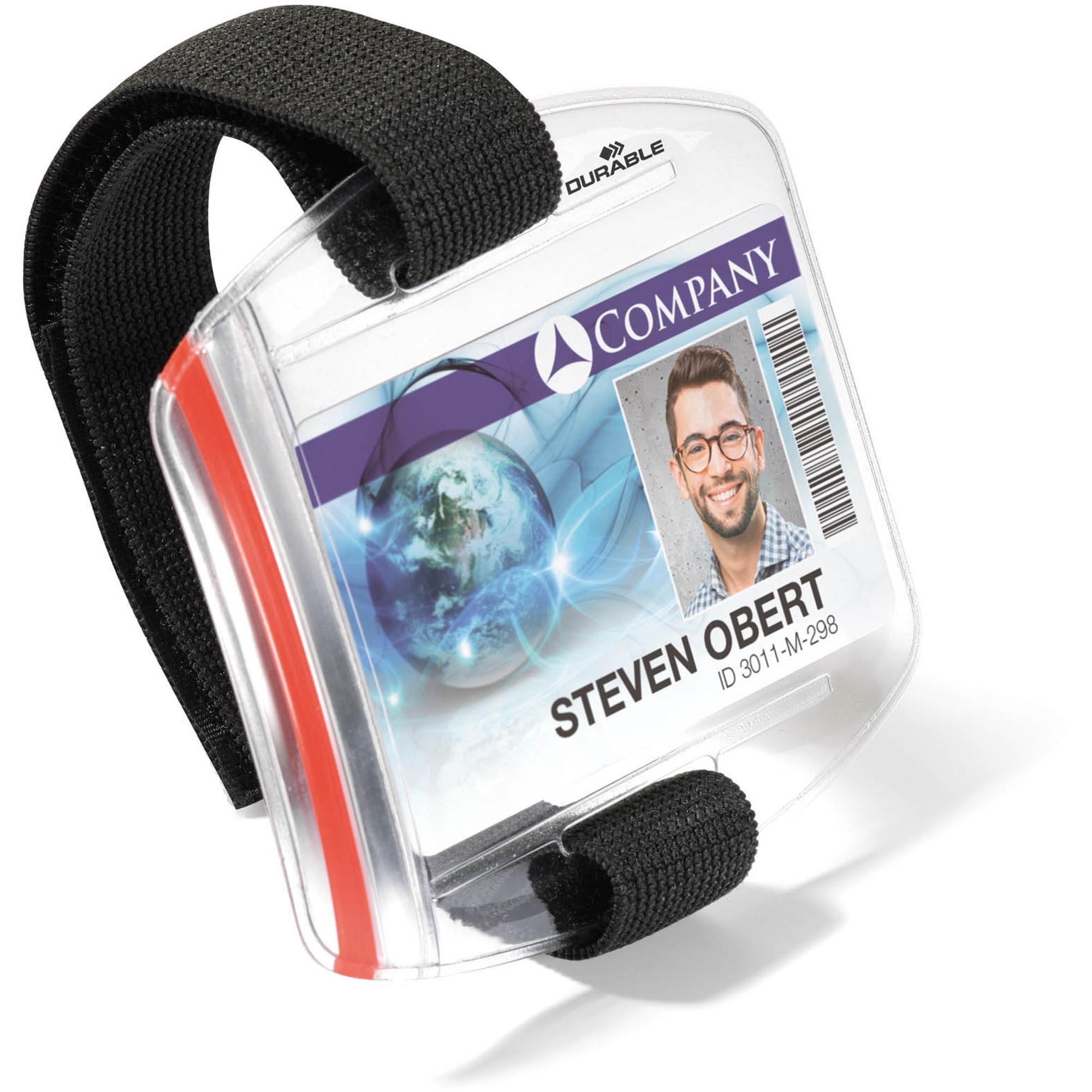 Durable Name Badge Holder With Arm Band Pack  Of 10