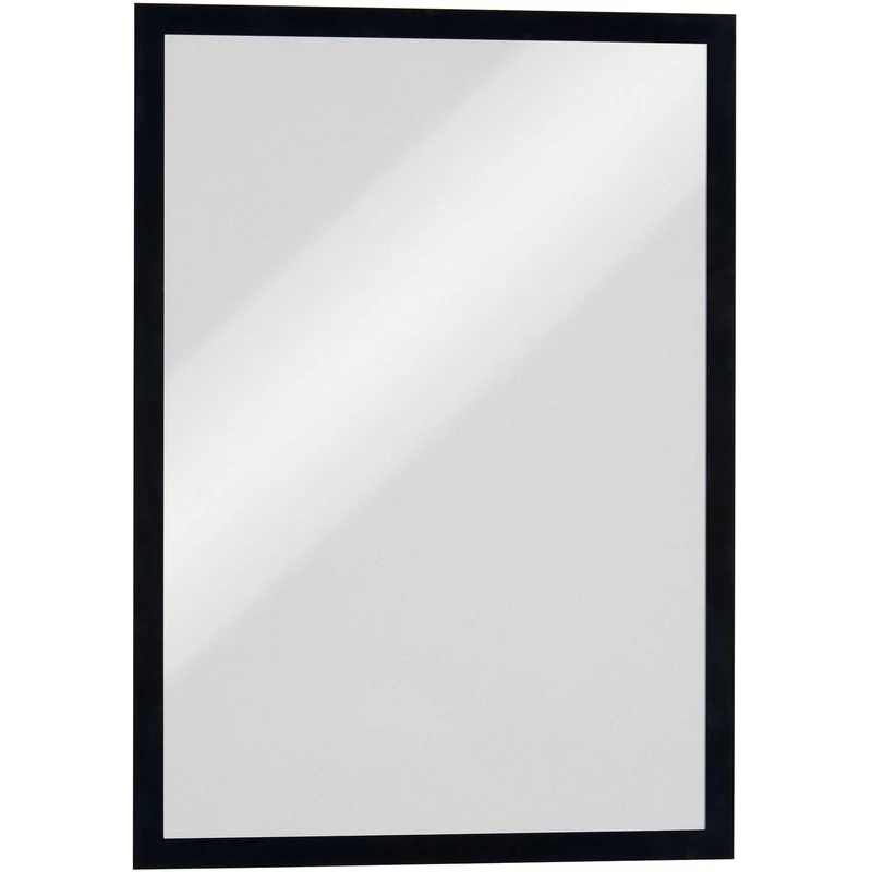 Durable Duraframe Magnetic Sign Holder A3 Black Pack Of 5