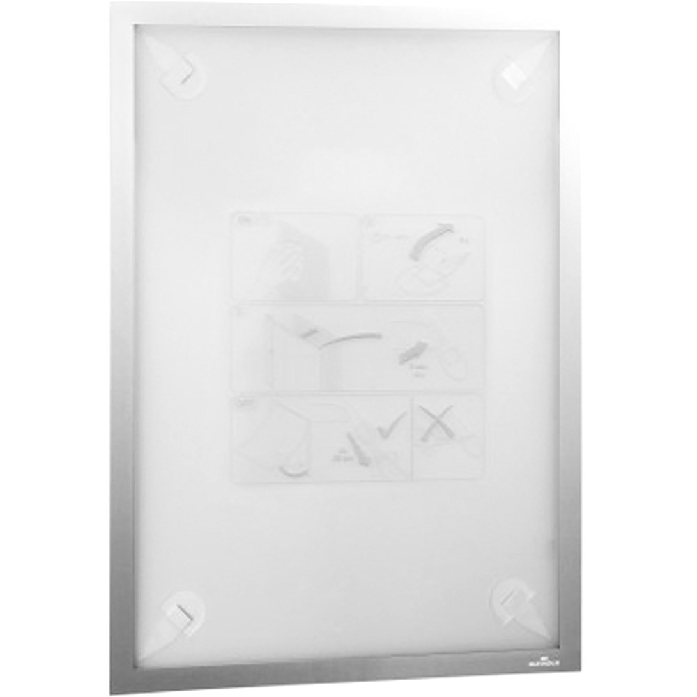 Durable Duraframe Wallpaper With Adhesive Strips A3 Silver