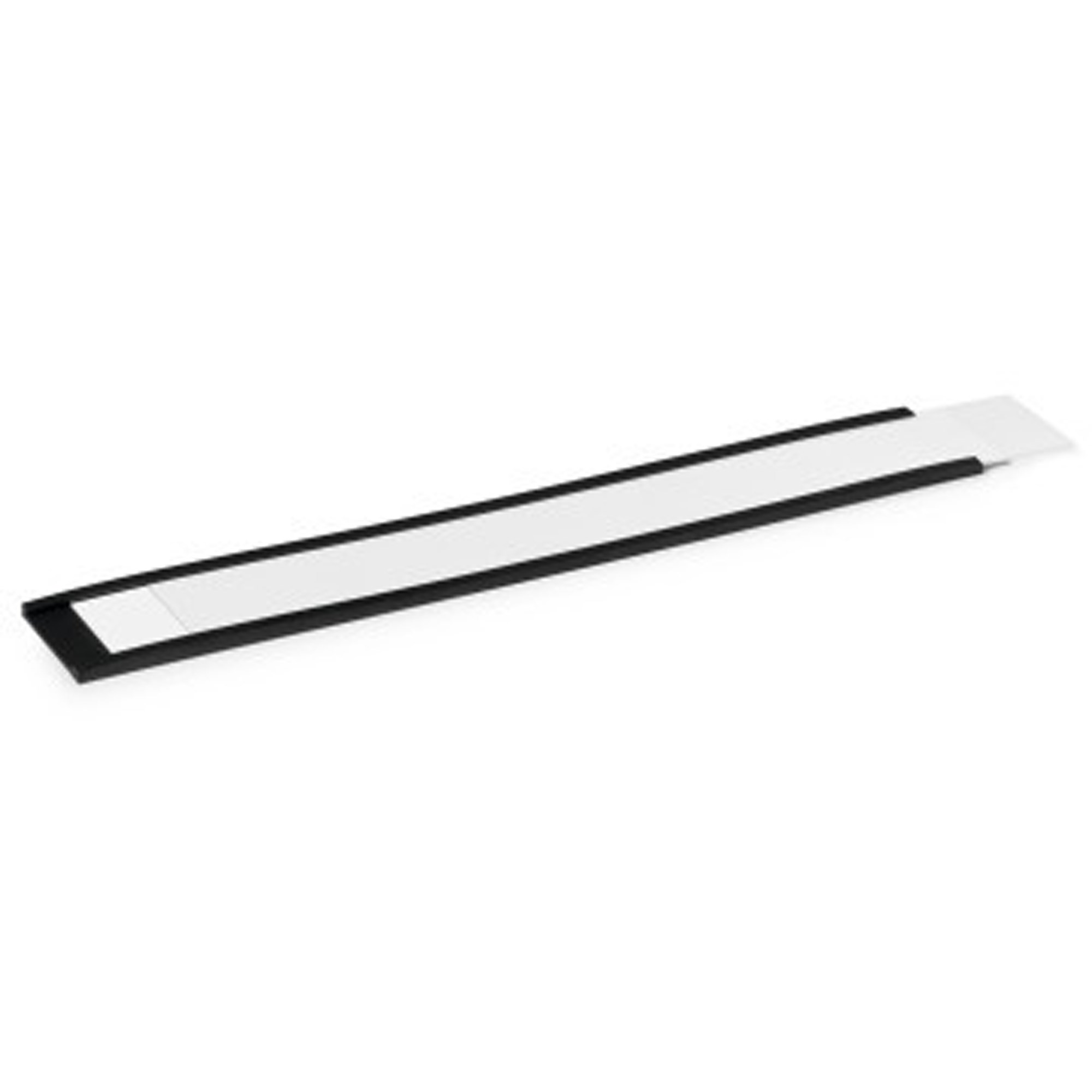 Durable Magnetic C-Profile Strips 30 x 200mm Charcoal Pack  Of 50