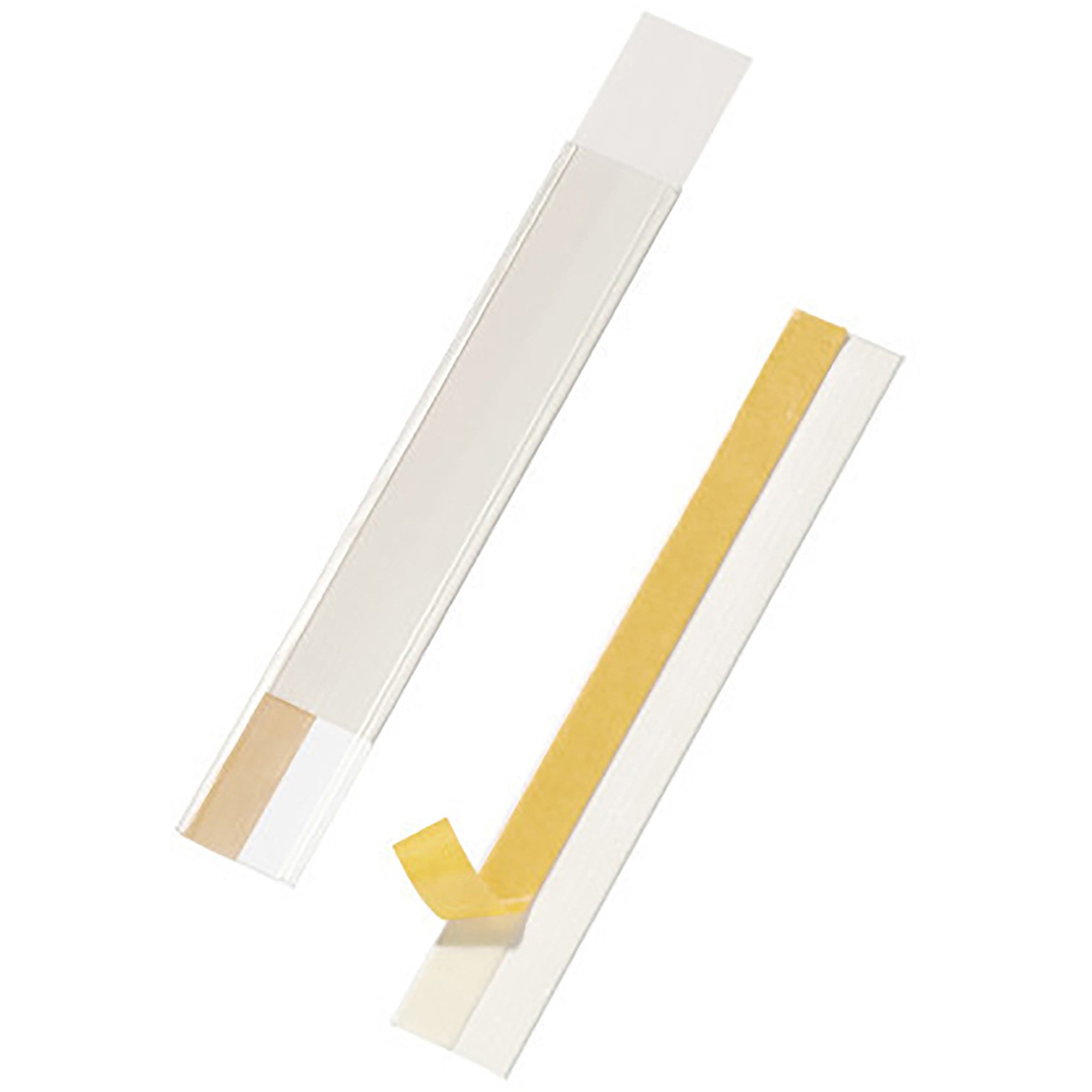 Durable Scanfix Self-Adhesive Label Holder 200 x 40mm Clear Pack  of 50