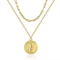 Gold-Plated Queen Elizabeth Necklace Gold-Plated Queen Elizabeth Necklace