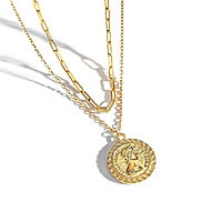 Gold-Plated Queen Elizabeth Necklace Gold-Plated Queen Elizabeth Necklace