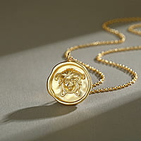 Gold-Plated Guardian Goddess Necklace Gold-Plated Guardian Goddess Necklace