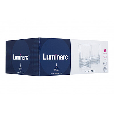Elysees 30 CL طقم كاسات عصير لومينارك  6 كاسات