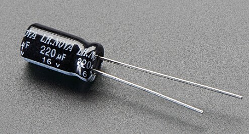 220uf/16v ELECTROLYTIC CAPACITOR